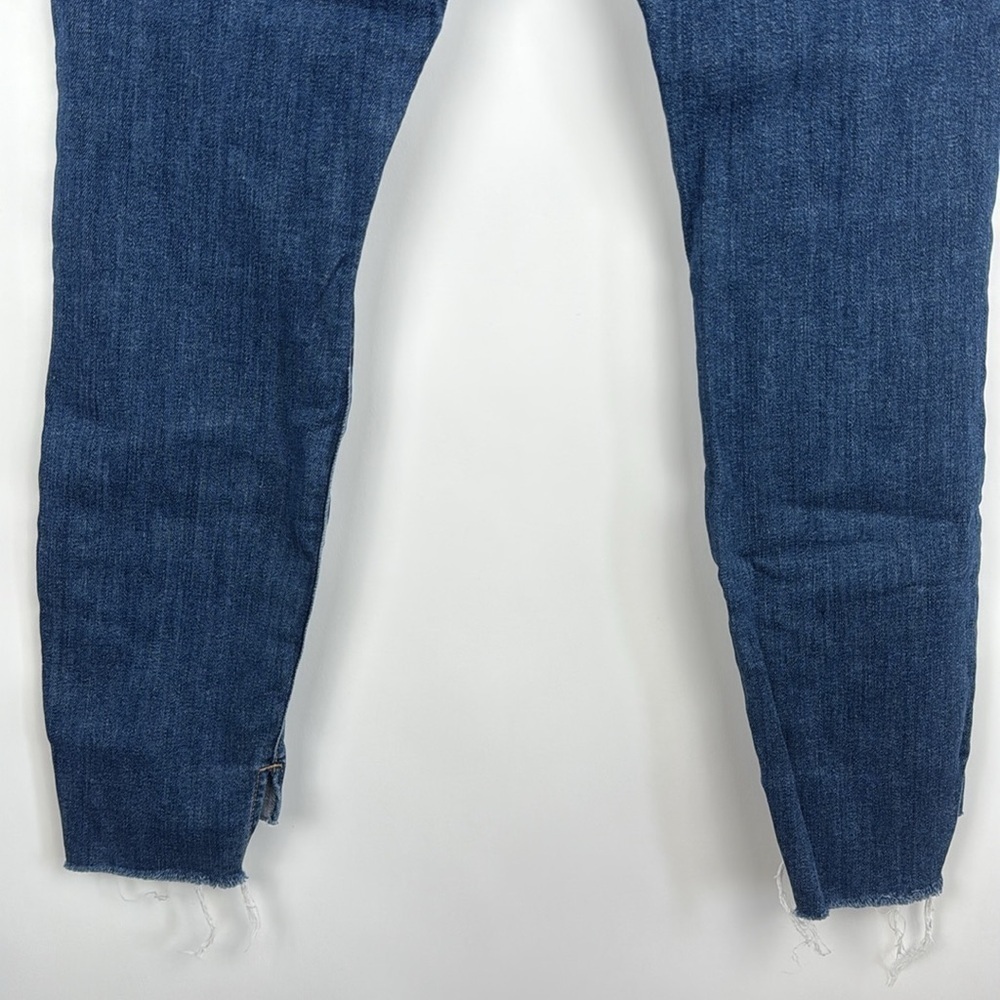 Current/Elliott The Stiletto Highwaist Skinny Jeans in Divina with Uneven Hem 28 - Picture 7 of 9